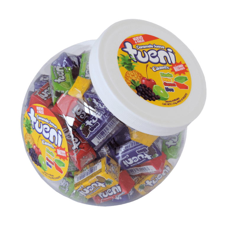 “Tueni” Chew Candy 4Pack, Jar Canel's